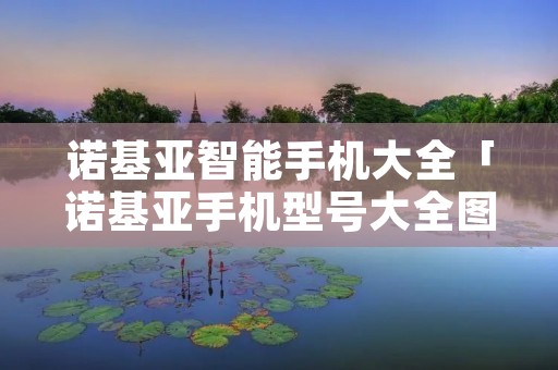 诺基亚智能手机大全「诺基亚手机型号大全图 智能」