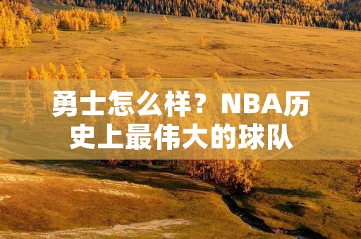 勇士怎么样?NBA历史上最伟大的球队 勇士怎么样?NBA历史上最伟大的球队