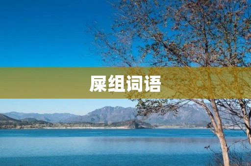 屎组词语:屎壳郎、屎尿不离、屎尿腥、屎尿盈门、屎尿淋漓、屎尿横流、屎尿遍地、屎尿飞扬、屎尿漫天、屎尿熏天。