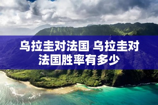乌拉圭对法国 乌拉圭对法国胜率有多少