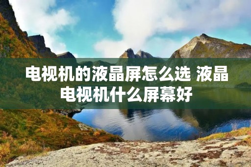 电视机的液晶屏怎么选 液晶电视机什么屏幕好