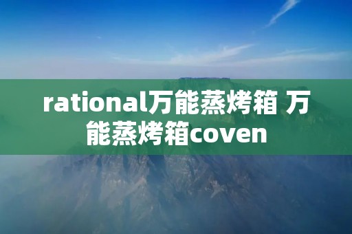 rational万能蒸烤箱 万能蒸烤箱coven rational万能蒸烤箱 万能蒸烤箱coven