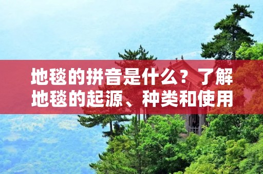 地毯的拼音是什么?了解地毯的起源、种类和使用技巧