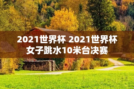 2021世界杯 2021世界杯女子跳水10米台决赛