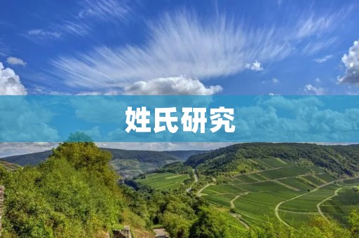 姓氏研究：揭开世界各地的姓氏之谜