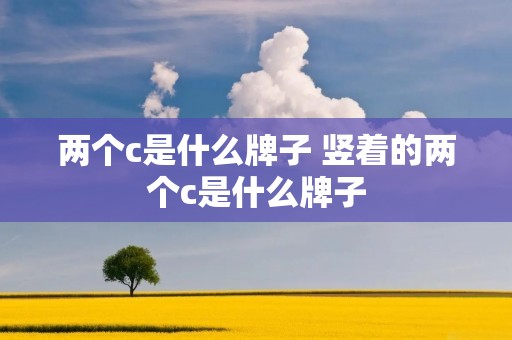 两个c是什么牌子 竖着的两个c是什么牌子 两个c是什么牌子 竖着的两个c是什么牌子