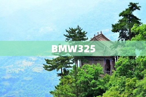 BMW325：豪华品质与卓越性能的完美结合