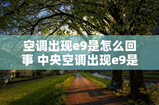 空调出现e9是怎么回事 中央空调出现e9是怎么回事