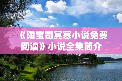 《陶宝司冥寒小说免费阅读》小说全集简介