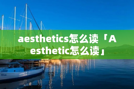 aesthetics怎么读「Aesthetic怎么读」