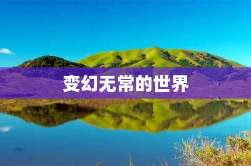变幻无常的世界:生活中的不断变化