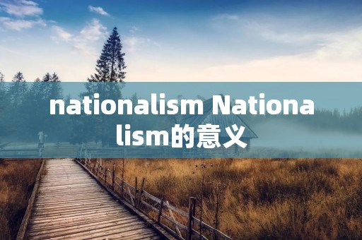 nationali** Nationali**的意义