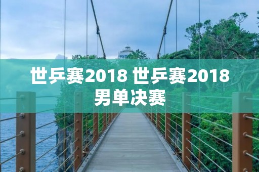 世乒赛2018 世乒赛2018男单决赛