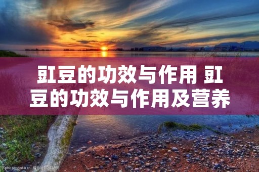 豇豆的功效与作用 豇豆的功效与作用及营养价值及禁忌 豇豆的功效与作用 豇豆的功效与作用及营养价值及禁忌