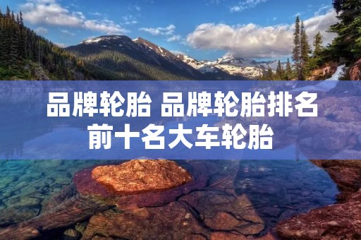品牌轮胎 品牌轮胎排名前十名大车轮胎