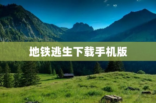 地铁逃生下载手机版:全新体验带来的安全感