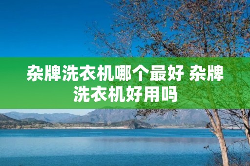 杂牌洗衣机哪个最好 杂牌洗衣机好用吗