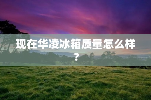 现在华凌冰箱质量怎么样? 现在华凌冰箱质量怎么样?