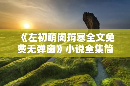 《左初萌闵筠寒全文免费无弹窗》小说全集简介
