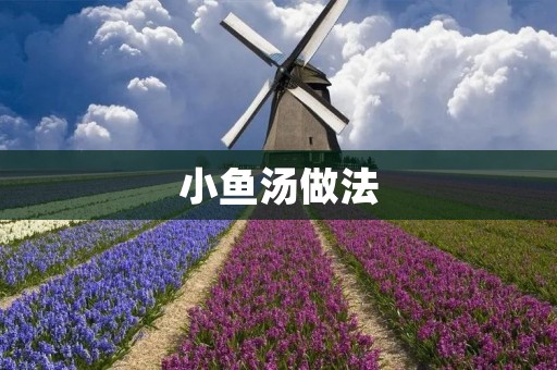 小鱼汤做法:口感鲜美的家常美食 小鱼汤做法:口感鲜美的家常美食