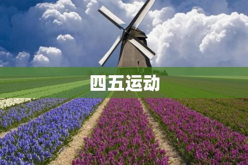 四五运动：中国历史上的一次重要社会运动