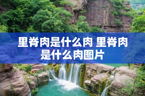 里脊肉是什么肉 里脊肉是什么肉图片