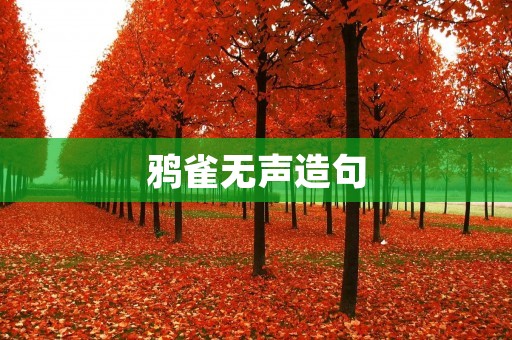 鸦雀无声造句:寂静无声中蕴含的深意