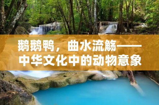 鹅鹅鸭，曲水流觞——中华文化中的动物意象