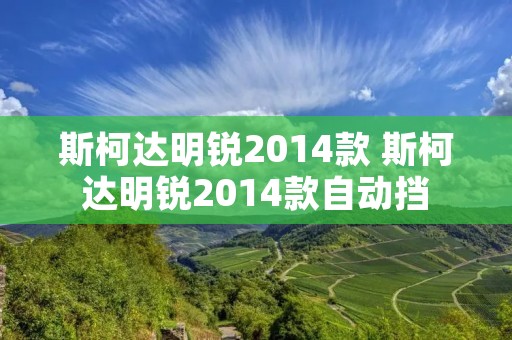 斯柯达明锐2014款 斯柯达明锐2014款自动挡 斯柯达明锐2014款 斯柯达明锐2014款自动挡