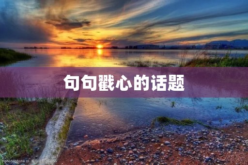 句句戳心的话题:如何用言语打动人心 句句戳心的话题:如何用言语打动人心