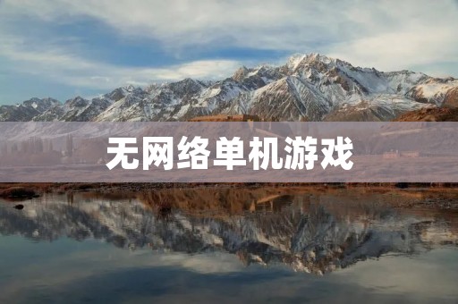 无网络单机游戏：让你随时随地畅玩游戏