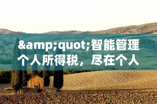 "智能管理个人所得税,尽在个人所税APP" "智能管理个人所得税,尽在个人所税APP"