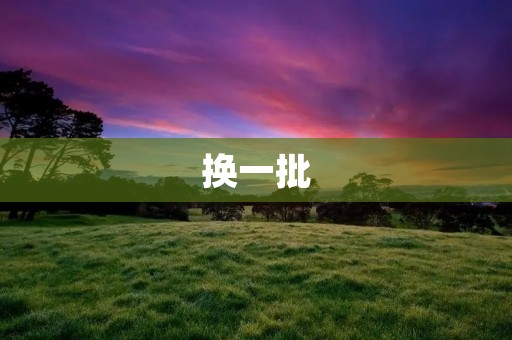 换一批：探索新时代的创新动力