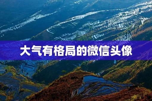 大气有格局的微信头像 大气有格局的微信头像
