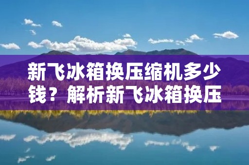 新飞冰箱换压缩机多少钱?解析新飞冰箱换压缩机费用及相关因素 新飞冰箱换压缩机多少钱?解析新飞冰箱换压缩机费用及相关因素