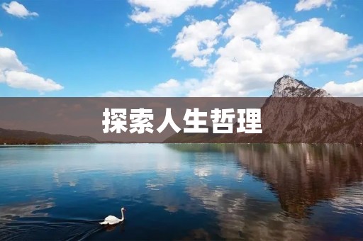 探索人生哲理:经典格言与名言的启示