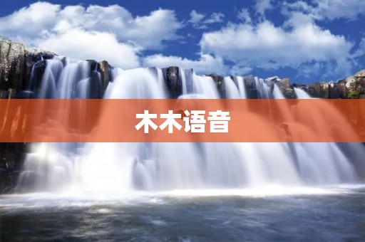木木语音：打开你的声音世界