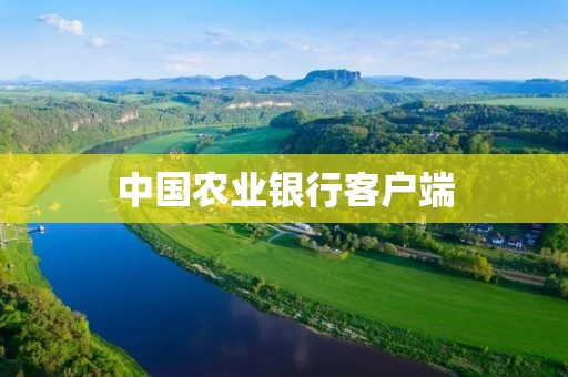 中国农业**客户端：便捷、安全、智能的财富管理工具