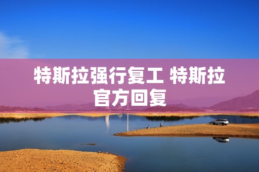 特斯拉强行复工 特斯拉官方回复 特斯拉强行复工 特斯拉官方回复