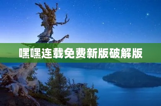 嘿嘿连载免费新版破解版:畅享海量精彩小说