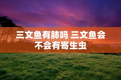 三文鱼有肺吗 三文鱼会不会有寄生虫 三文鱼有肺吗 三文鱼会不会有寄生虫