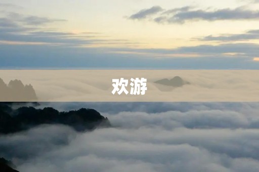 欢游:开启你的快乐旅程 欢游:开启你的快乐旅程