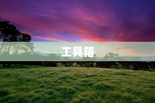 工具箱:你的必备工具集 工具箱:你的必备工具集