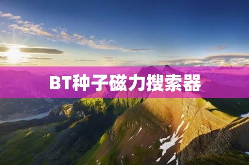 BT种子磁力搜索器:快速找到你需要的资源 BT种子磁力搜索器:快速找到你需要的资源