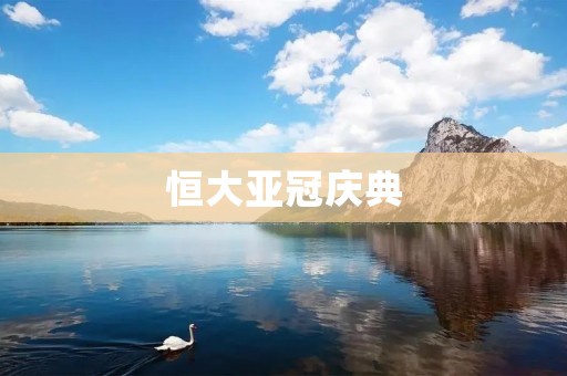 恒大亚冠庆典:辉煌时刻再现,红与蓝交织的荣耀 恒大亚冠庆典:辉煌时刻再现,红与蓝交织的荣耀
