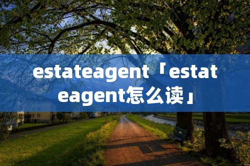 estateagent「estateagent怎么读」