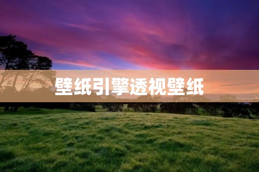 壁纸引擎透视壁纸：打造超逼真的视觉效果
