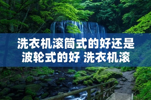 洗衣机滚筒式的好还是波轮式的好 洗衣机滚筒的与波轮的哪个好 洗衣机滚筒式的好还是波轮式的好 洗衣机滚筒的与波轮的哪个好