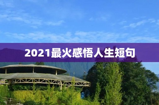 2021最火感悟人生短句：用简洁的语言表达深刻的哲理
