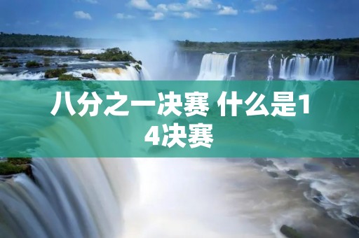 八分之一决赛 什么是14决赛 八分之一决赛 什么是14决赛